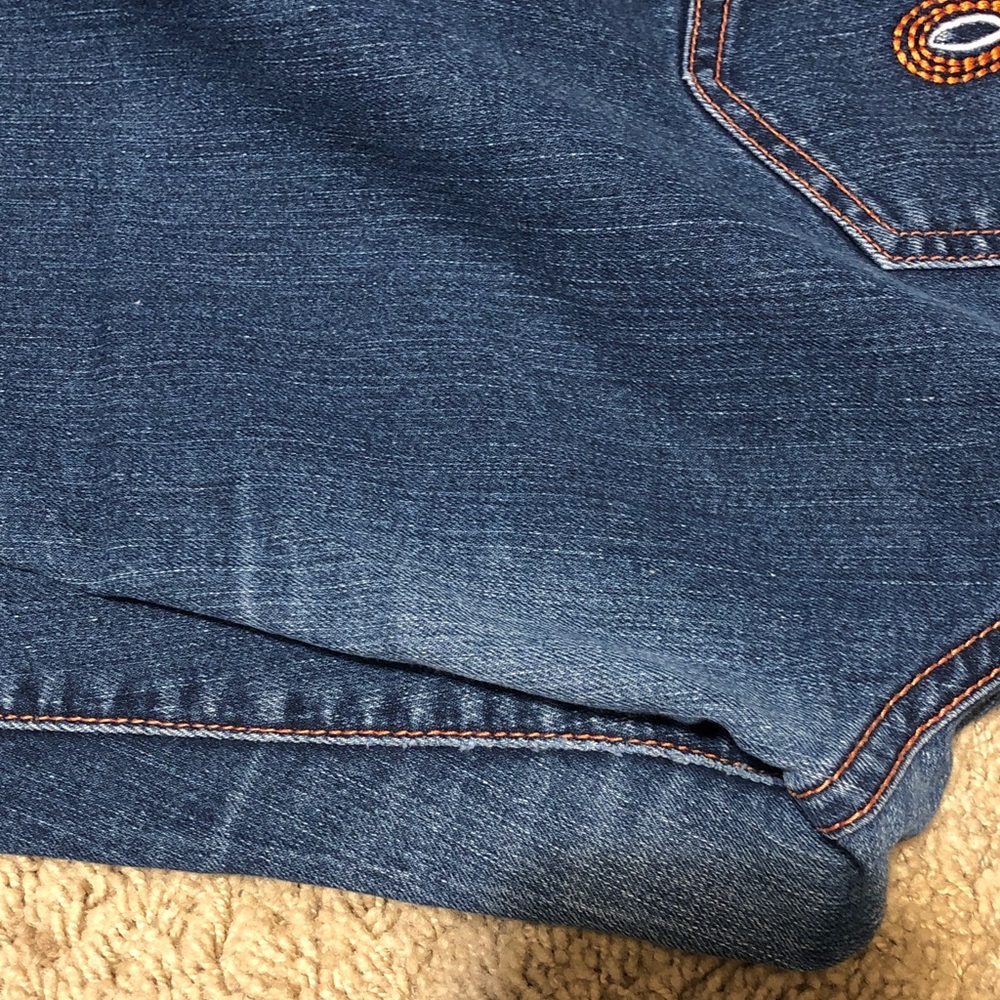 Dani Max Classic Women’s Vintage Blue With Orange Thread Jeans, Size 11 - Picture 15 of 15